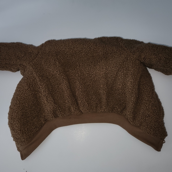 First Impressions Reversible Striped Jacket - Green and Brown - Picture 6 of 6